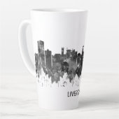 Limerick Ireland Skyline BW Latte Mok (Linkerhoek)