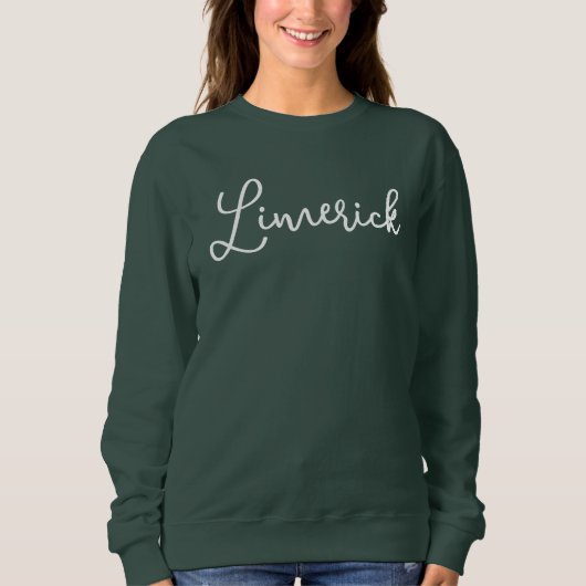 Limerick Script City Sweatshirt femme (Devant)