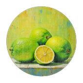 Limes' heldere zomer Pop ontwerp Snijplank (Voorkant)