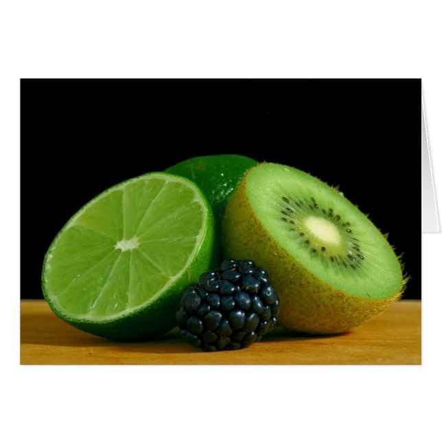 Limes Kiwis Berry Berries (Voorkant Horizontaal)