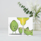 Limes Offer voor Margaritas Funny Briefkaart (Staand voorkant)