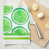 Limes - Serviette de cuisine (Quart Plié)