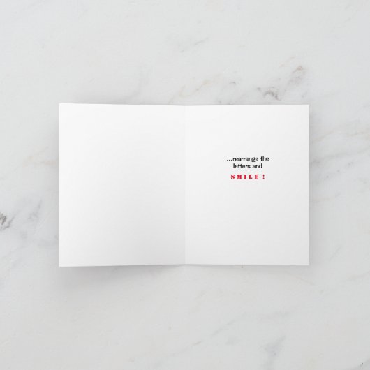 LIMES veranderen in SMILE en lachen Kaart (Binnen)