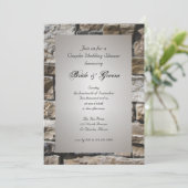 Limestones Couples Wedding shower Invitation (Debout devant)