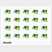 Limetten limes fruits ronde sticker (Vel)