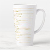 Liminalité Grande Mug en latte par la poète Adiela (Droite)