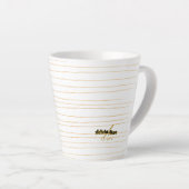 Liminalité Petite Mug en latte par la poète Adiela (Angle droit)