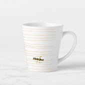 Liminalité Petite Mug en latte par la poète Adiela (Droite)