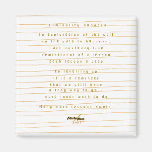 Liminality Magnet van Poet Adiela Akoo Magneet