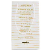 Liminality Petit sac cadeau par la poète Adiela Ak (Dos)