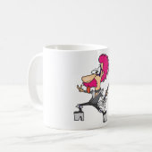 L'imitateur rock Star Rocker Musicien de café Mug (Devant gauche)