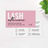 Limite minimale des extensions Eyelash Lash Carte  (Bureau)