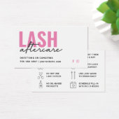 Limite minimale des extensions Eyelash Lash Carte  (Bureau)