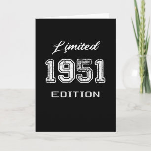 Limited 1951 Edition - Awesome Birthday Gift Kaart