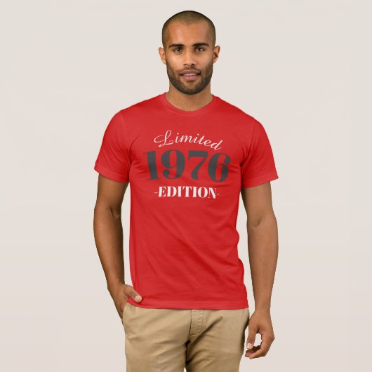 LIMITED 1976 EDITIE T-SHIRT (Voorkant volledig)