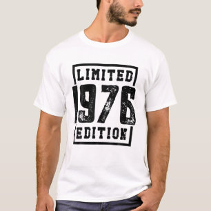 Limited 1976 Edition 45 Birthday T-shirt