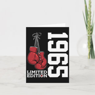 Limited Edition 1965 Boxer 60e verjaardag Boksen Kaart