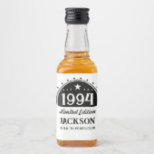 Limited Edition 30th Verjaardag Likeurfles Etiket (Voorkant)