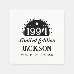 Limited Edition 30th Verjaardag Servet