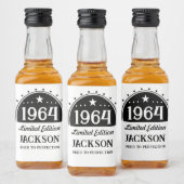 Limited Edition 60th Verjaardag Likeurfles Etiket (Flessen)