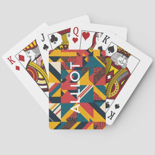 Limited edition alllot playing cards pokerkaarten (Achterkant)