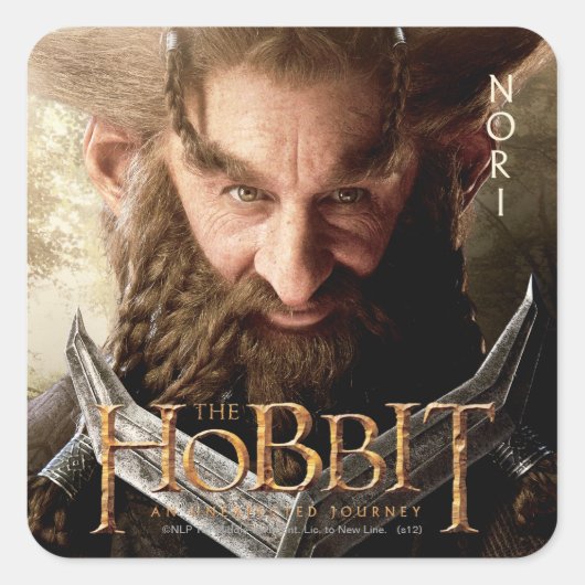 Limited Edition Artwork: Nori Vierkante Sticker (Voorkant)