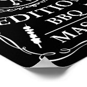 Limited Edition BBQ Master Smoker Grill Barbecue L Poster (Hoek)