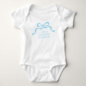 Limited Edition Blue Retro Modern Boy Bows  Romper (Voorkant)