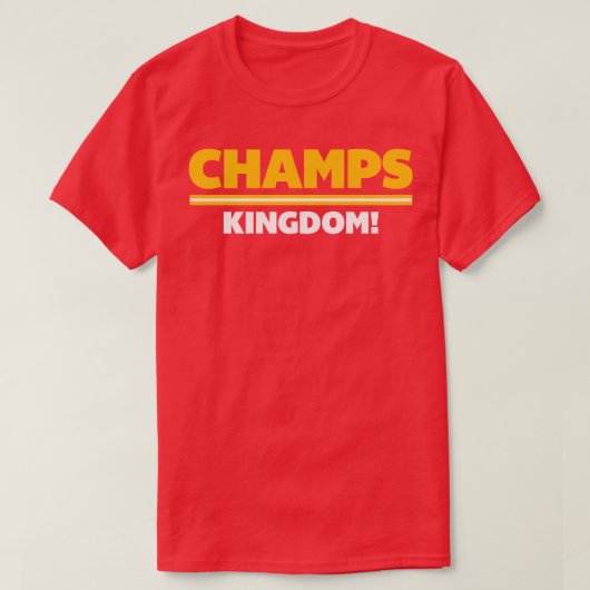 Limited Edition Champs Kingdom Shirt (Design voorkant)