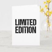 LIMITED EDITION Custom Grappig Verjaardag Gift A05 Kaart (Gele Bloem)