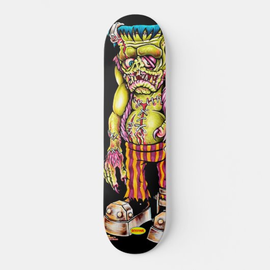 Limited Edition Franken Fink Schaats Deck Skateboard (Voorkant)