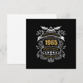 Limited Edition, gemaakt in 1965, Birthday Gift Kaart (Voorkant / Achterkant)