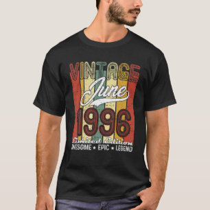 Limited Edition June 1996 25th Birthday  T-shirt