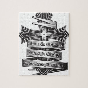Limited Edition Philippians 4:13 Christelijke Bijb Legpuzzel