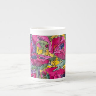 Limited Edition Porcelain Cup, kunstenaar Kim Broo Porselein Kop