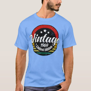 Limited Edition Vintage 1969 54e verjaardag T-shirt