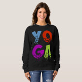 Limited Edition Yoga Meditatie Ingebouwd Trui (Voorkant volledig)