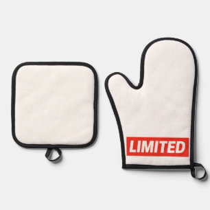 LIMITED Rode Box Logo Streetwear T-Shirt Ovenwant & Pannenlap Set