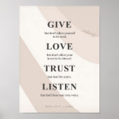 LIMITES Une affiche pour vous inspirer et vous mot (Devant)