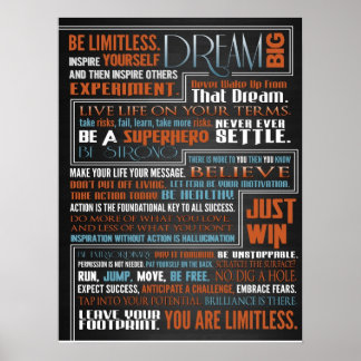 Limitless365 Manifesto Poster