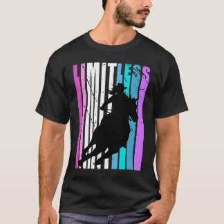 Limitless Cowgirl Girls Rodeo Western Motivatie T-shirt