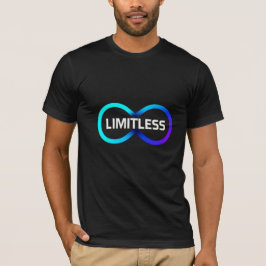 Limitless Motivatie Quote T-Shirt voor Dromers