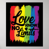 LIMITS LGBT gay pride Poster (Voorkant)