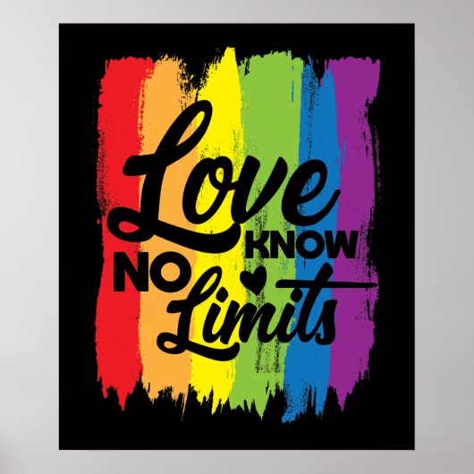 LIMITS LGBT gay pride Poster (Voorkant)