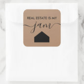 L'immobilier est ma confiture étiquette de cadeau, (Sac)