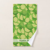 Limoen Achtergrond Bad Handdoek (Handdoek)