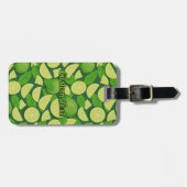 Limoen Achtergrond Bagagelabel (Voorkant horizontaal)
