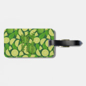 Limoen Achtergrond Bagagelabel (Achterkant horizontaal)