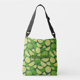 Limoen Achtergrond Crossbody Tas