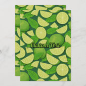 Limoen Achtergrond Kaart (Voorkant / Achterkant)